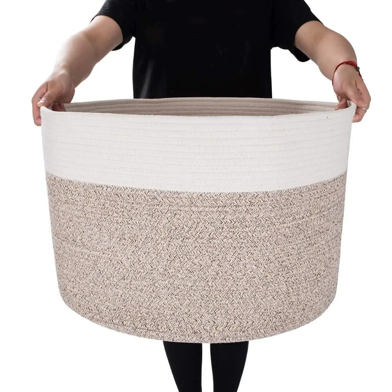 Cotton rope woven collapsible wall hanging laundry large baby diaper indoor tall wholesale storage basket with handle
Cotton rope woven collapsible wall hanging laundry large baby diaper indoor tall wholesale storage basket with handle