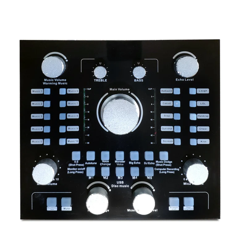 (Electronic component) autotune external bm700 mic sound card auto window pci tune audio console Club Recording studio music
(Electronic component) autotune external bm700 mic sound card auto window pci tune audio console Club Recording studio music