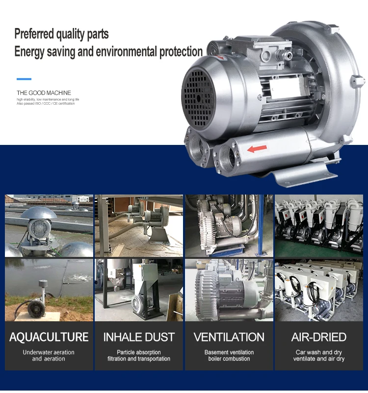 Side Channel Blower, 0.7kw, 1hp - detail 12