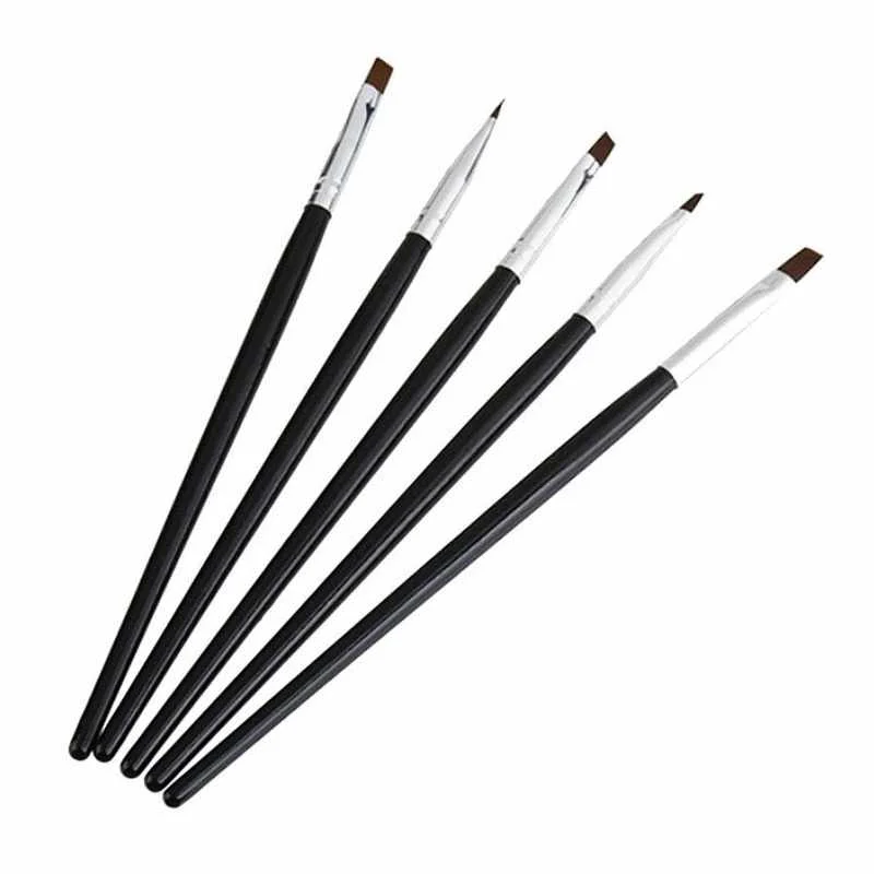 RS Nail Art Brushes Set 5pcs professional painting pen flat head 5 size drawing line brush
RS Nail Art Brushes Set 5pcs professional painting pen flat head 5 size drawing line brush