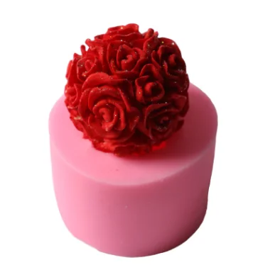 DIY Cake Decorating Rose Flower Ball Chocolate Silicone Mould Baking Tools Silicone Fondant Mold
DIY Cake Decorating Rose Flower Ball Chocolate Silicone Mould Baking Tools Silicone Fondant Mold