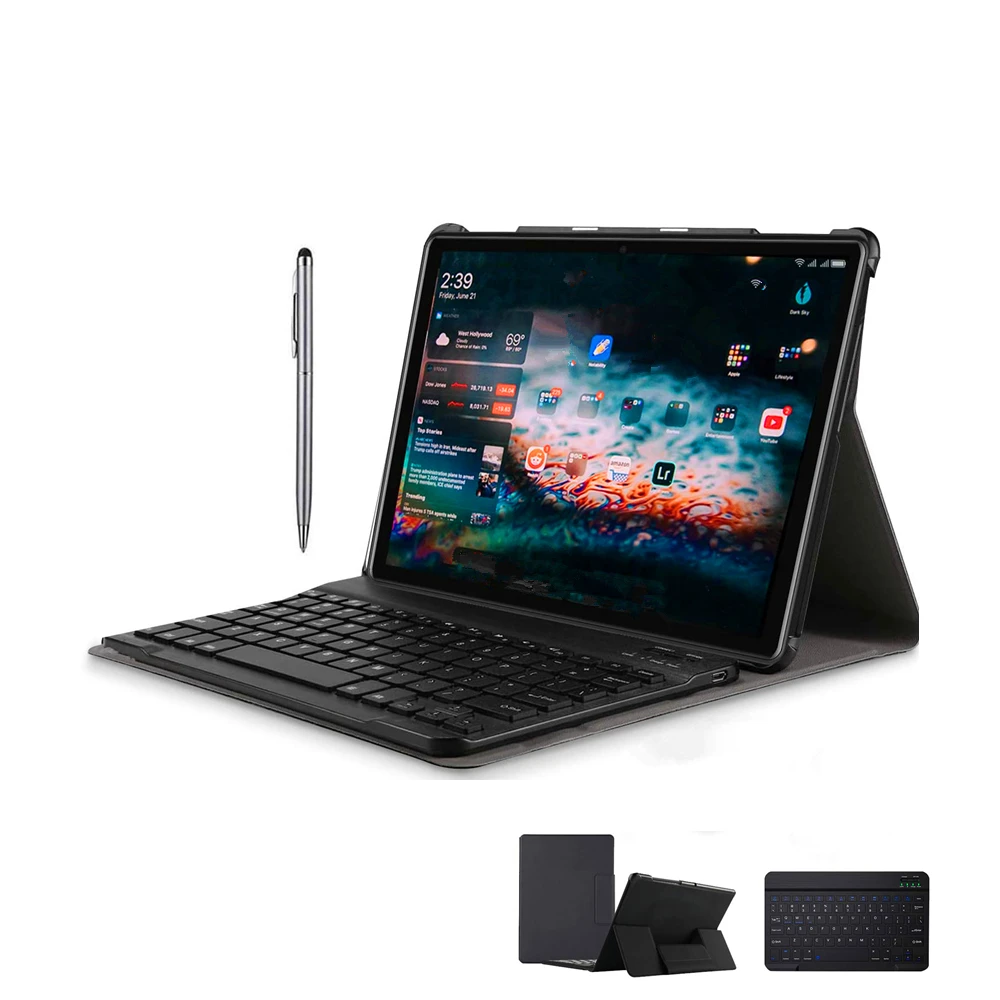 2 in 1 Tablets 10 Inch, Android 9.0 Tablet PC with Wireless Keyboard Case stylus pen 4GB RAM 64GB ROM/128GB Computer Tablets
2 in 1 Tablets 10 Inch, Android 9.0 Tablet PC with Wireless Keyboard Case stylus pen 4GB RAM 64GB ROM/128GB Computer Tablets