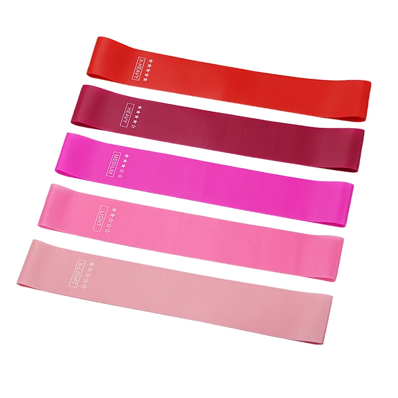 wholesale pink resistance band sets yoga fitness stretch band 5 x resistance bands, Customized color
wholesale pink resistance band sets yoga fitness stretch band 5 x resistance bands, Customized color