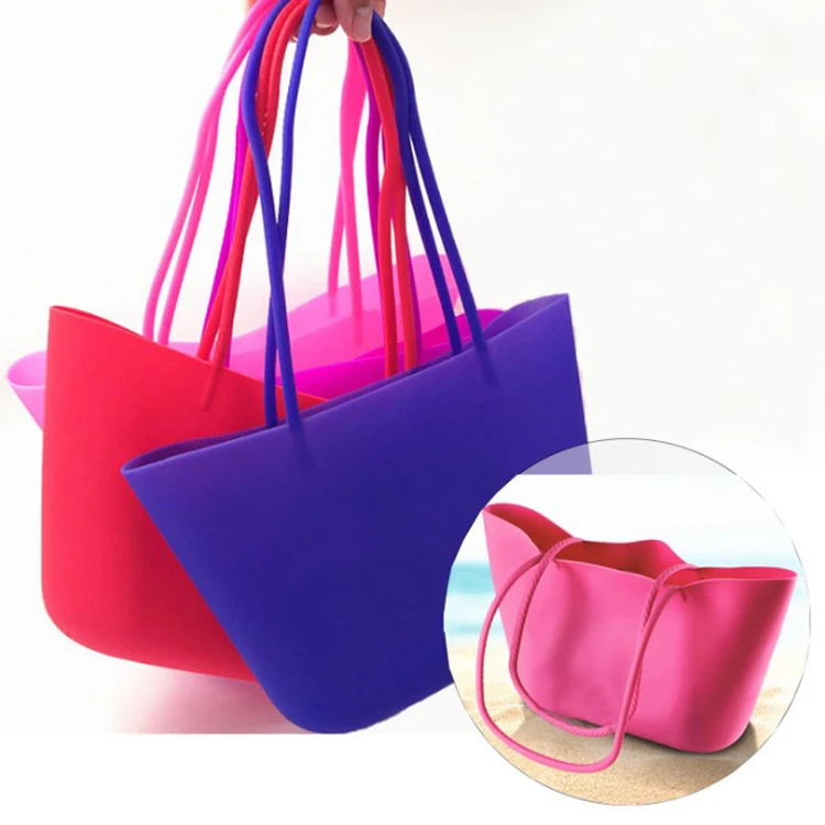 Wholesale women silicone handbags Multifunctional fashion silicon silicone tote bag shoulder handbag, Customized color
Wholesale women silicone handbags Multifunctional fashion silicon silicone tote bag shoulder handbag, Customized color