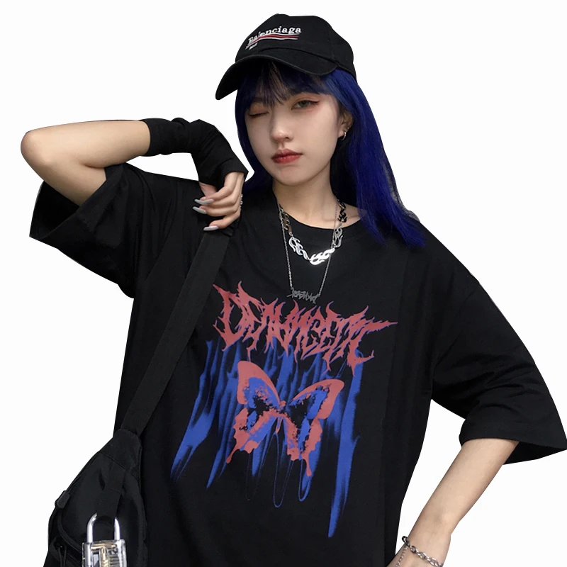 Harajuku Goth Kawaii Tops Korean Styles Anime Graphics Print Dropshipping Vintage Plus Size Women Short Sleeve T-Shirt, Customized color
Harajuku Goth Kawaii Tops Korean Styles Anime Graphics Print Dropshipping Vintage Plus Size Women Short Sleeve T-Shirt, Customized color
