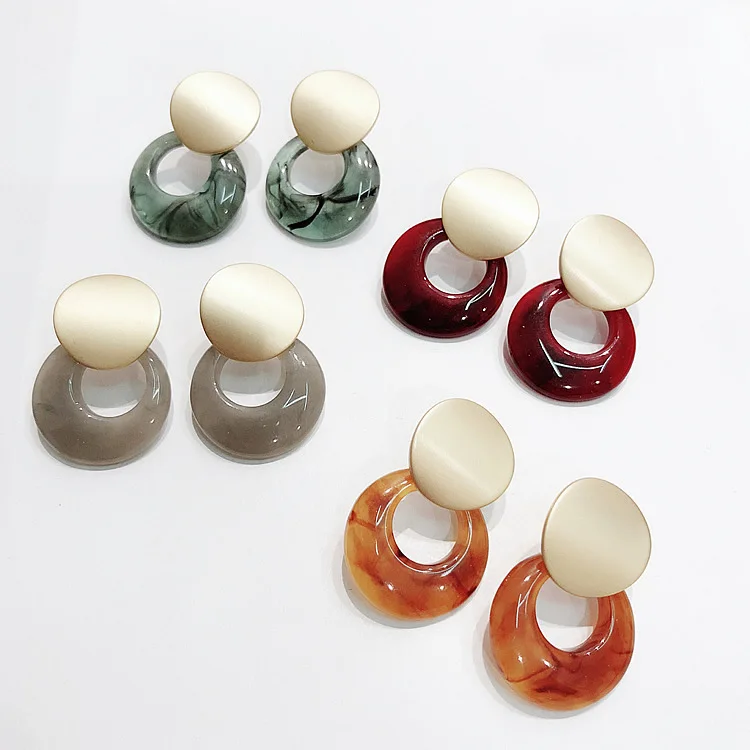 JUHU morandi color irregular jewelry cute round sequins acrylic drop earring lovely sweet geometric resin earrings for girl, Gold
JUHU morandi color irregular jewelry cute round sequins acrylic drop earring lovely sweet geometric resin earrings for girl, Gold