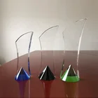 Wholesale high quality modern fashion small Solid crystal award trophy