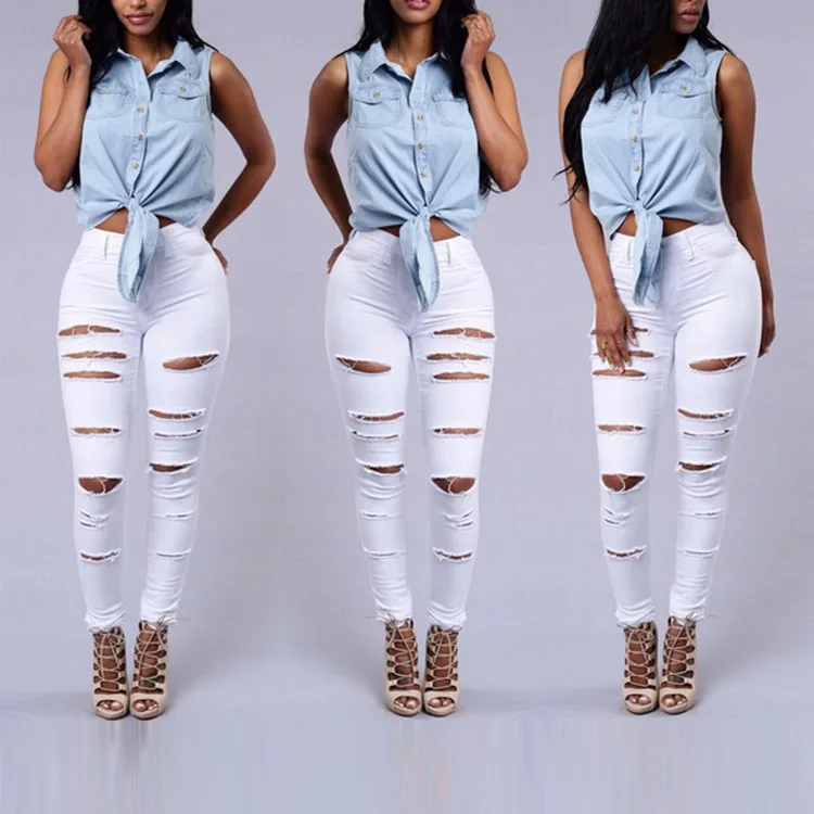 2020 New fashion High waist Elastic force Broken-hole Hollow Out Pencil Pants long Jeans women ladies jeans
2020 New fashion High waist Elastic force Broken-hole Hollow Out Pencil Pants long Jeans women ladies jeans