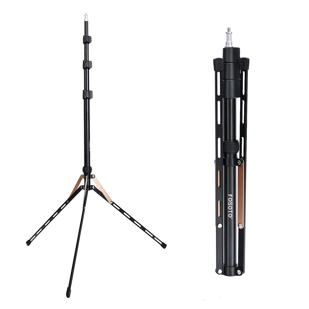 Russia Free Shipping Fosoto FT-190 Gold Light Tripod Stand With1/4 Screw Bag Head Softbox For led ringlight
Russia Free Shipping Fosoto FT-190 Gold Light Tripod Stand With1/4 Screw Bag Head Softbox For led ringlight
