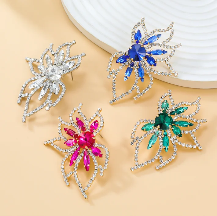 Round Crystal flower stud Earrings Wedding for Women Fashion Jewelry Rhinestone butterfly drop Earrings Bride Wedding Gift
Round Crystal flower stud Earrings Wedding for Women Fashion Jewelry Rhinestone butterfly drop Earrings Bride Wedding Gift