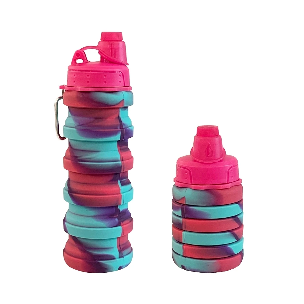 Wholesale Folding Multifunctional Collapsible Silicone Cup 500ml Folding Sport Water Bottle Retractable Travel drink bottle, Customized color acceptable
Wholesale Folding Multifunctional Collapsible Silicone Cup 500ml Folding Sport Water Bottle Retractable Travel drink bottle, Customized color acceptable