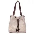 Printing Canvas Shoulder Bag Retro Messenger Bags Casual Handbags for women