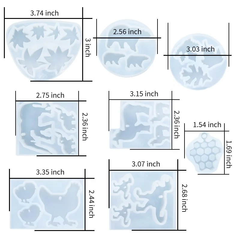 Crystal drop cartoon maple leaf and animals silicone mold key chain pendant decoration silicone mold, White
Crystal drop cartoon maple leaf and animals silicone mold key chain pendant decoration silicone mold, White
