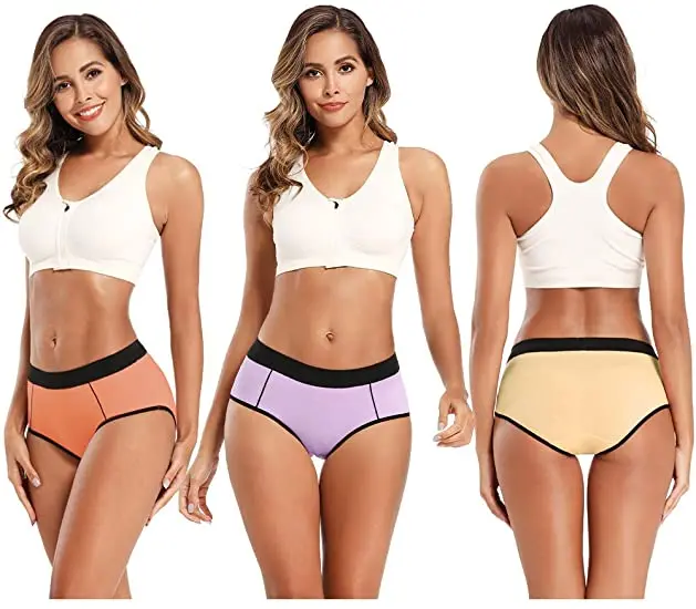 Soft Breathable Panties Stretch Briefs Regular Plus Size 5-Pack Women's Mid Waisted Cotton Underwear, Multicolored
Soft Breathable Panties Stretch Briefs Regular Plus Size 5-Pack Women's Mid Waisted Cotton Underwear, Multicolored
