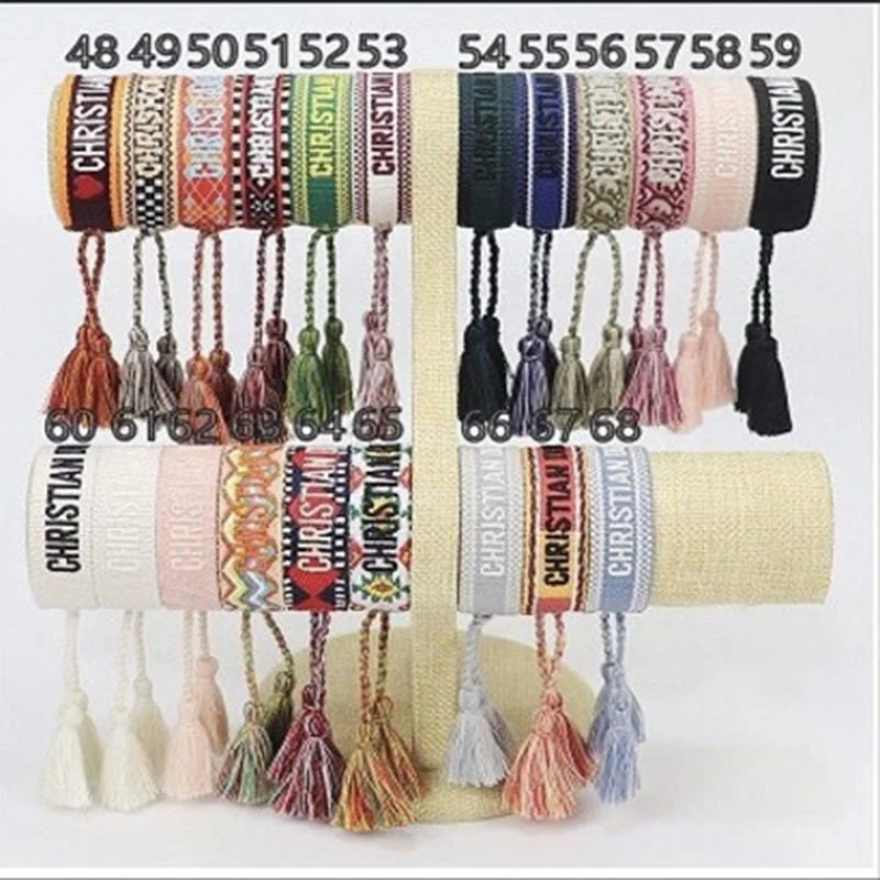 Vintage high quality handmade colorful cotton woven initial letter design adjustable charm bracelets for women jewelry, As the pic show
Vintage high quality handmade colorful cotton woven initial letter design adjustable charm bracelets for women jewelry, As the pic show