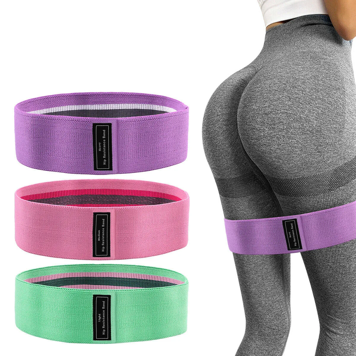 Non Slip Elastic Booty Exercise Belt Workout Bands Women Sports Fitness Resistance Bands for Legs and Butt Exercise Bands, Customized color
Non Slip Elastic Booty Exercise Belt Workout Bands Women Sports Fitness Resistance Bands for Legs and Butt Exercise Bands, Customized color