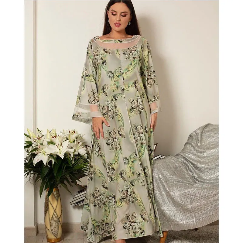 HJ BMDR0034 Ins Printed Floral Mesh Stitching Islamic Clothing Kaftan Abaya Dubai Muslim Dresses, Colorful
HJ BMDR0034 Ins Printed Floral Mesh Stitching Islamic Clothing Kaftan Abaya Dubai Muslim Dresses, Colorful