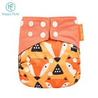 Happyflute Factory Wholesale Waterproof Modern Cloth Nappies Reusable Baby Diapers