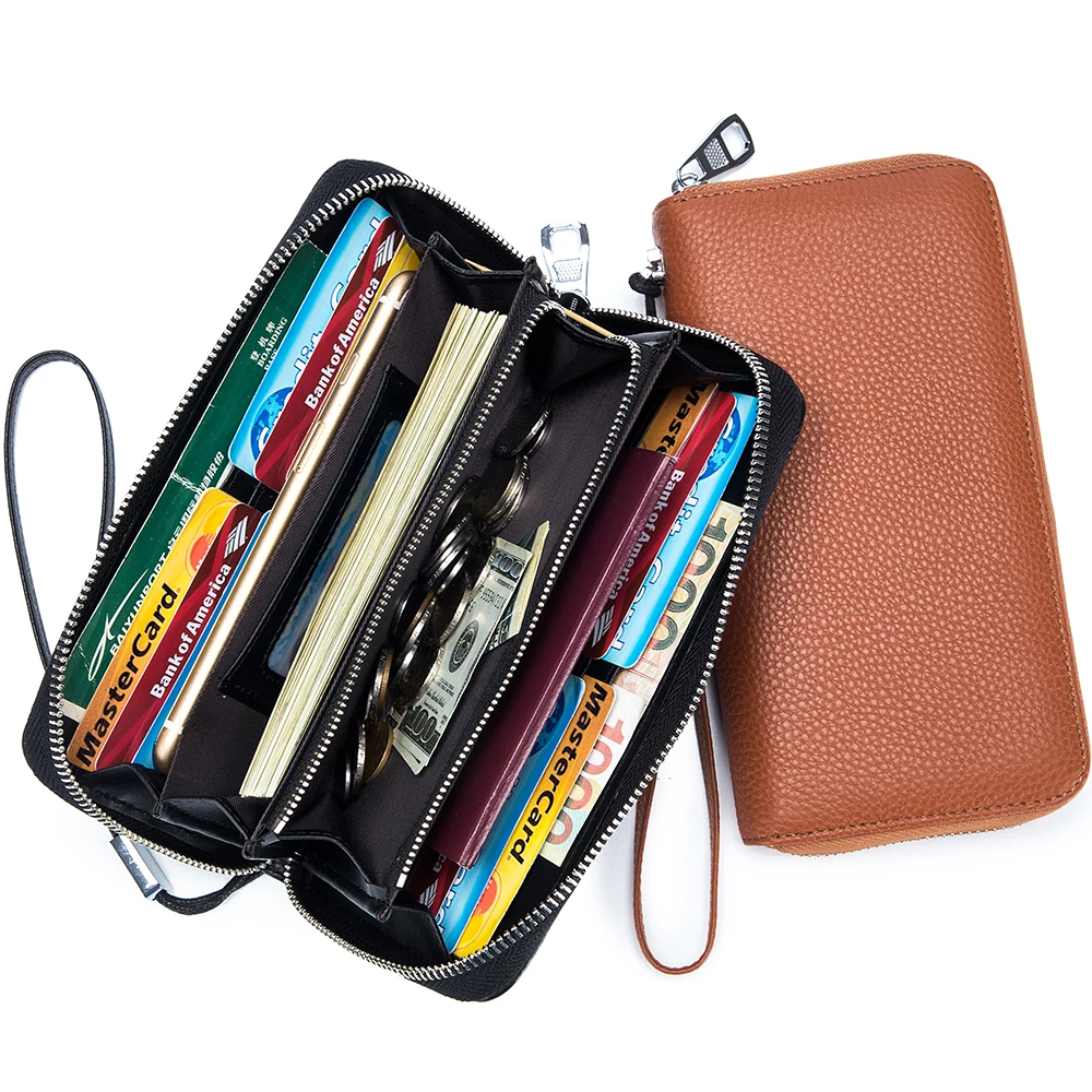 Genuine leather New Fashion wallet women Long Multi-functional wallet Purse Fresh Real leather Female Clutch Card Holder wallet, Black,gray,red,yellow,green,brown
Genuine leather New Fashion wallet women Long Multi-functional wallet Purse Fresh Real leather Female Clutch Card Holder wallet, Black,gray,red,yellow,green,brown