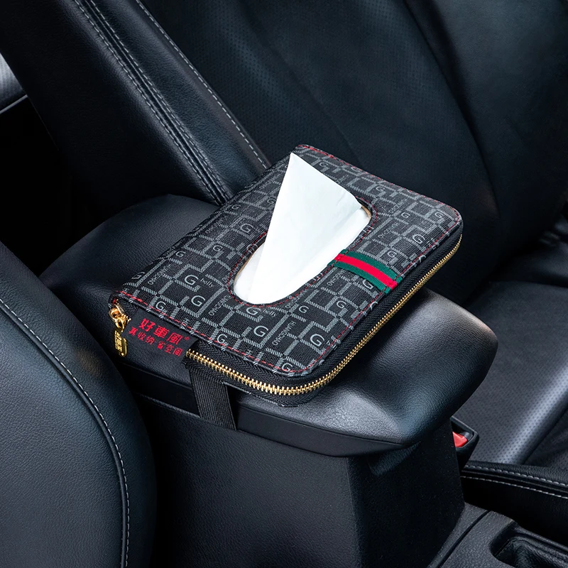 new pu Leather Auto Accessory Back Seat Headrest Hanging Tissue Box Holder Napkin Box interior automotive supplies
new pu Leather Auto Accessory Back Seat Headrest Hanging Tissue Box Holder Napkin Box interior automotive supplies