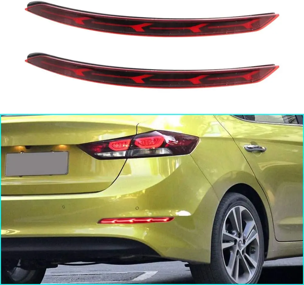 Super Bright Rear Light Brake Lamp for Hyundai Elantra 2016 2017 Car Bumper Reflector Lamps Tail Lights Assemblies Fishbone Type
Super Bright Rear Light Brake Lamp for Hyundai Elantra 2016 2017 Car Bumper Reflector Lamps Tail Lights Assemblies Fishbone Type