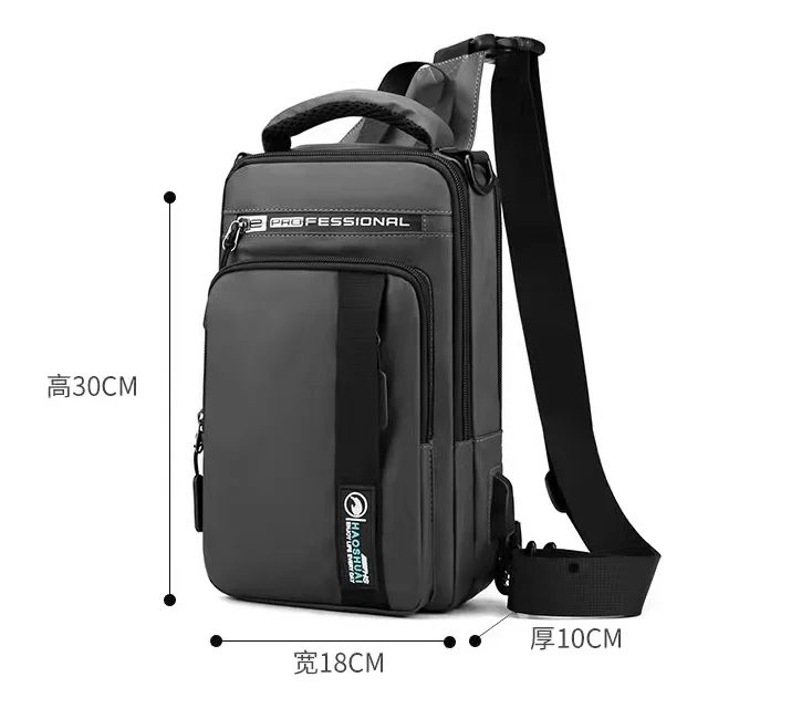 2022 hot selling chest bags with usb charge port waterproof men's chest bags chest sling bag for men, 5colors
2022 hot selling chest bags with usb charge port waterproof men's chest bags chest sling bag for men, 5colors
