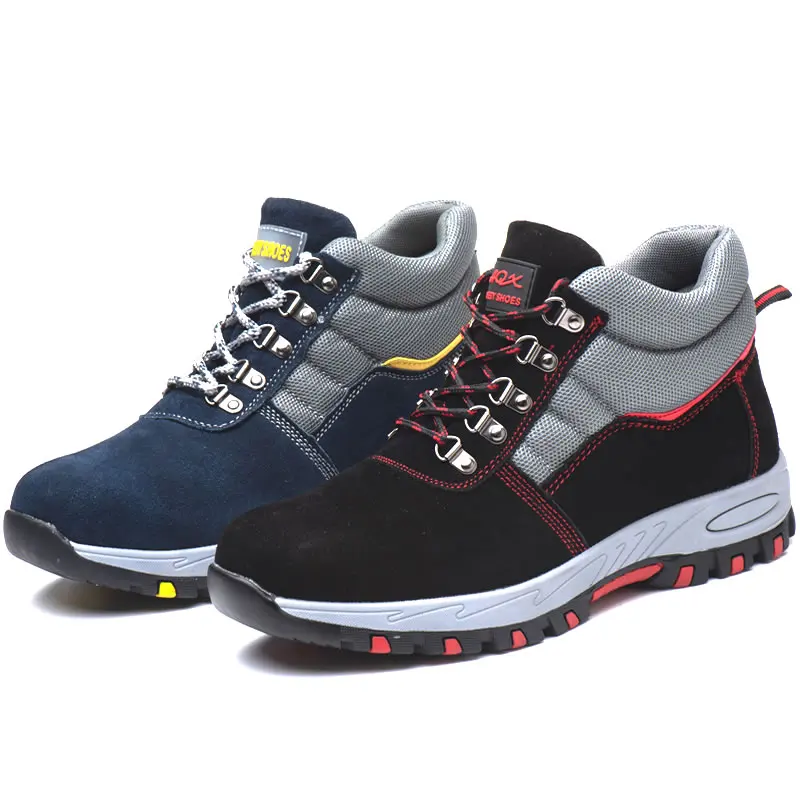 Steel toe anti-smashing and piercing safety shoes for industrial work plus intermediate cutting for winter, Blue or black
Steel toe anti-smashing and piercing safety shoes for industrial work plus intermediate cutting for winter, Blue or black