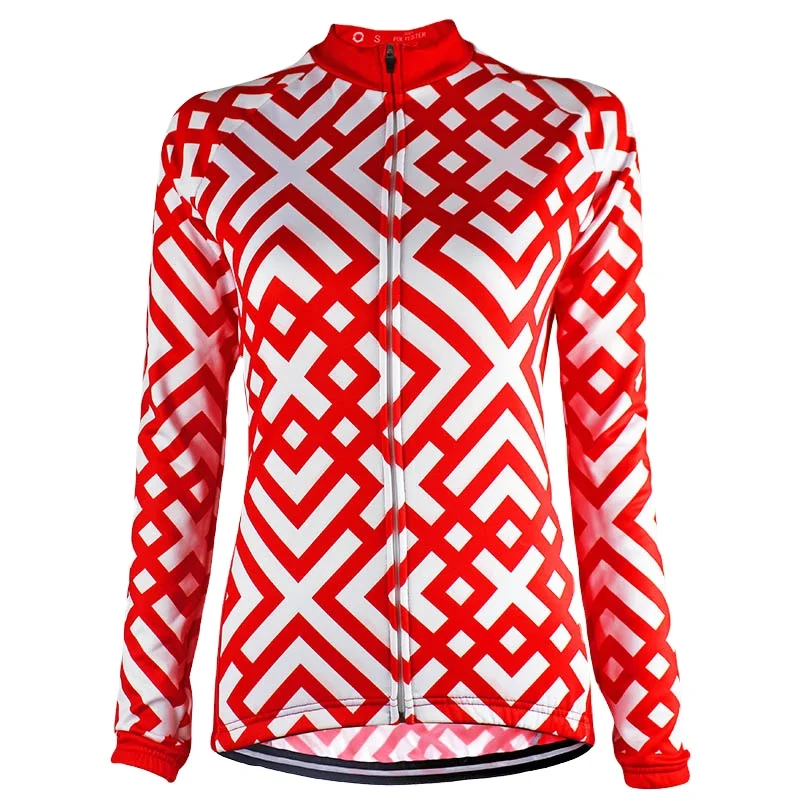 HIRBGOD HK131 Popular Red Cycle Jersey Women Long Sleeve Bike Jersey Comfortable Cycling Jersey Plus Size Cycling Wear
HIRBGOD HK131 Popular Red Cycle Jersey Women Long Sleeve Bike Jersey Comfortable Cycling Jersey Plus Size Cycling Wear