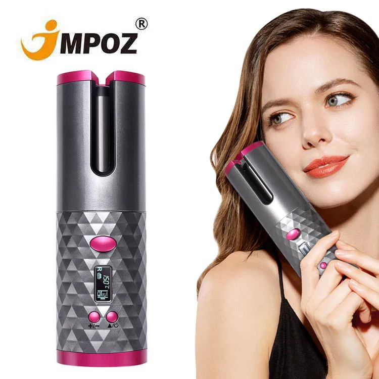 Cordless Automatic Hair Curling Curler Rotating Wave Formers Hair Iron Looper Playstation Curls Heatless Auto Rotating Curling, White/grey/pink
Cordless Automatic Hair Curling Curler Rotating Wave Formers Hair Iron Looper Playstation Curls Heatless Auto Rotating Curling, White/grey/pink
