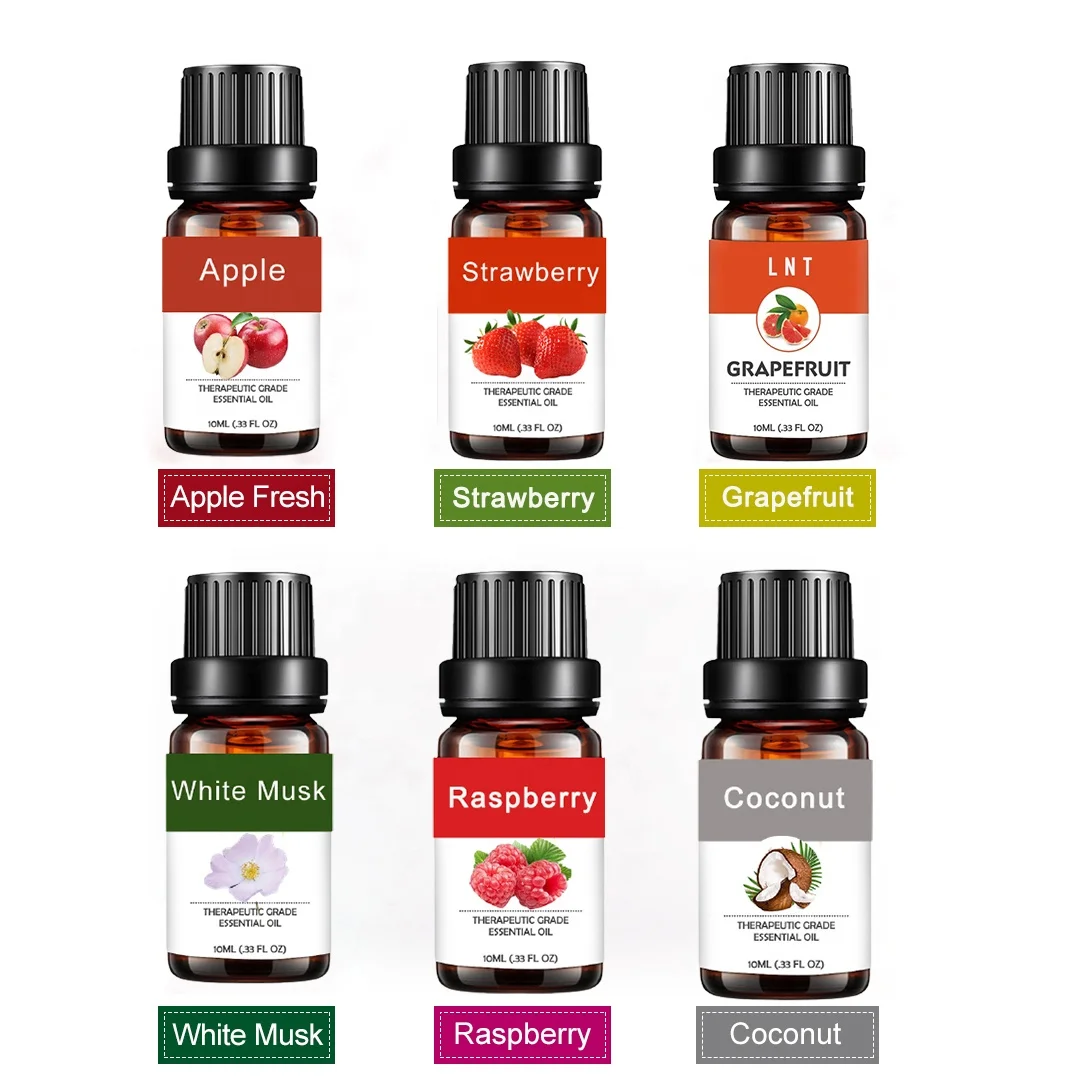 Aromatherapy Fragrance Essential Oil 6 pcs Gift Set Apple White Musk Raspberry Coconut Strawberry Grapefruit oil for Candle Soap, Light yellow
Aromatherapy Fragrance Essential Oil 6 pcs Gift Set Apple White Musk Raspberry Coconut Strawberry Grapefruit oil for Candle Soap, Light yellow
