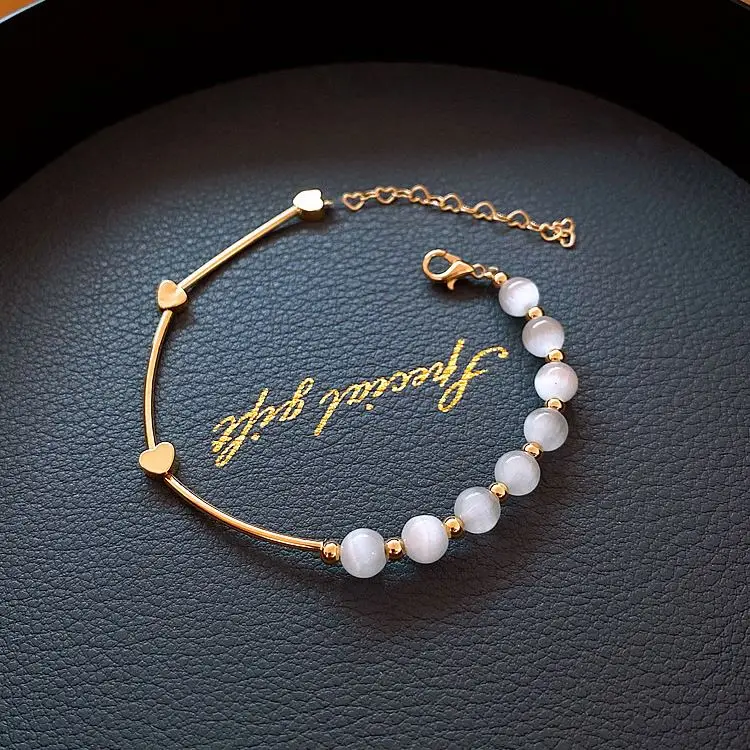 Men Gold Leather Cuff Bracelets Chain Beaded Jewelry Personalized Fashion Stainless Steel Bracelet
Men Gold Leather Cuff Bracelets Chain Beaded Jewelry Personalized Fashion Stainless Steel Bracelet