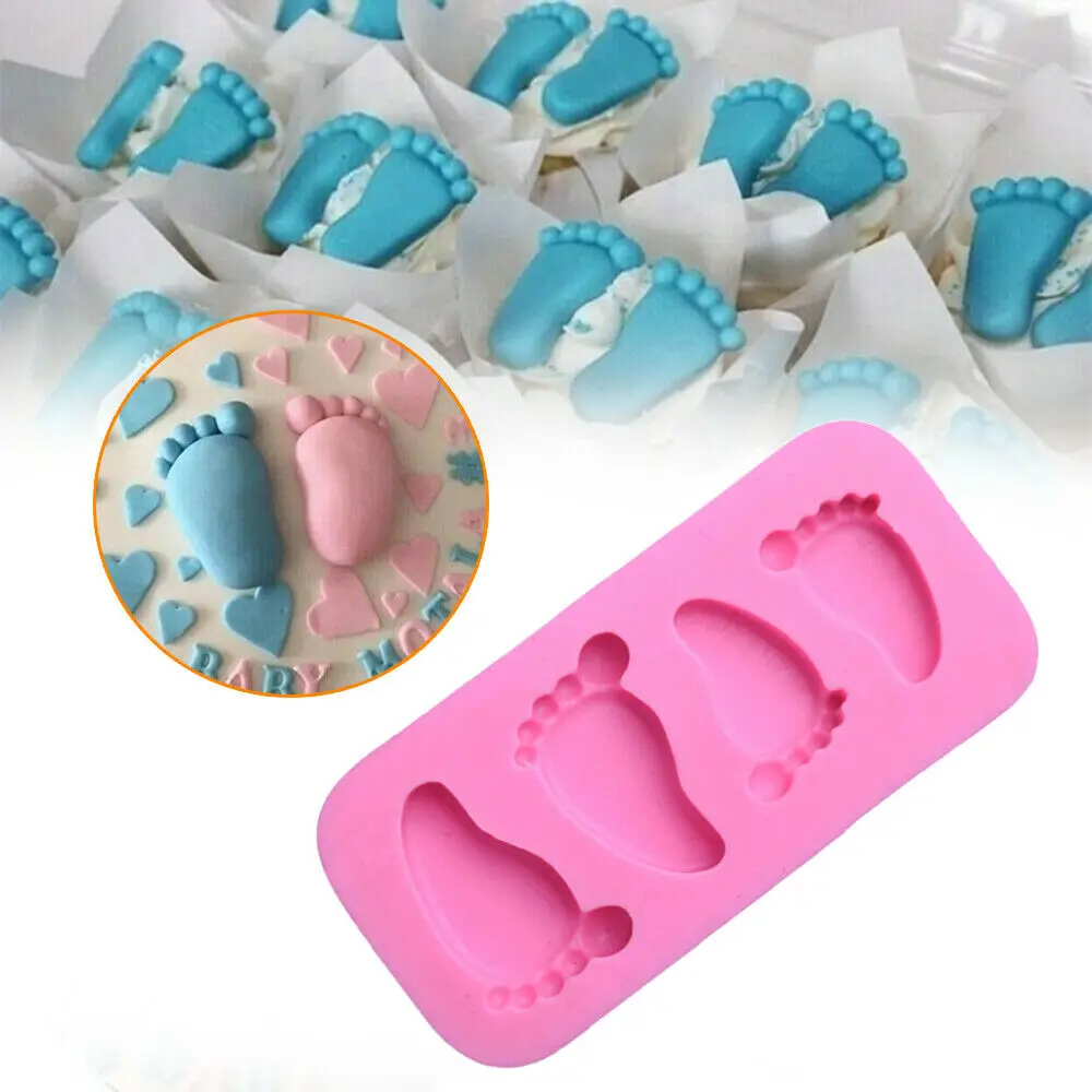 Three-dimensional feet baby mini feet soft clay chocolate handmade mold rectangular 4 soft clay decorations, Random
Three-dimensional feet baby mini feet soft clay chocolate handmade mold rectangular 4 soft clay decorations, Random