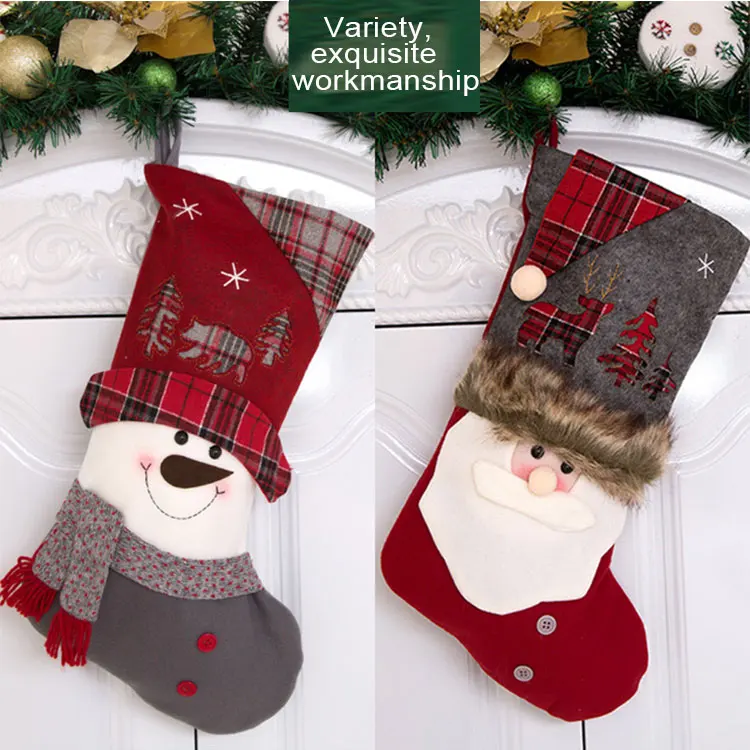 santa decorations gift sock claus stockings presents christmas