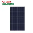 Golden supplier poly crystalline 250w 260w 270w 275w 280W 60 Cells Pv Solar Power Panel 260w poly solar module
