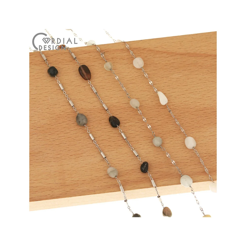 Jewelry Accessories Cordial Design Jewelry Accessories Stainless Steel Chains Natural Crystal Hand Made Jewelry Findings & Comp
Jewelry Accessories Cordial Design Jewelry Accessories Stainless Steel Chains Natural Crystal Hand Made Jewelry Findings & Comp
