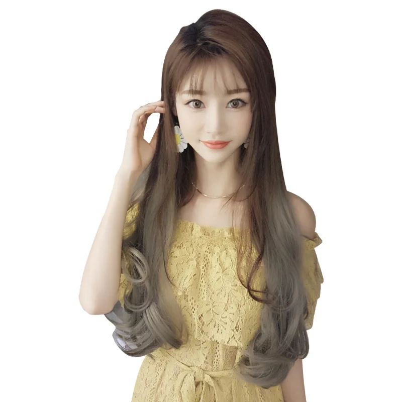 Female Pear Flower Curly Body Wave Wig U-Shaped Wig Piece Gradient Synthetic Colorful Wigs, 2 color
Female Pear Flower Curly Body Wave Wig U-Shaped Wig Piece Gradient Synthetic Colorful Wigs, 2 color