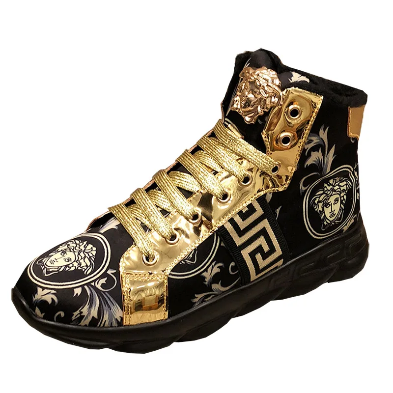 Autumn and winter outdoor high-top men's casual shoes fashion warm high-quality ankle boots
Autumn and winter outdoor high-top men's casual shoes fashion warm high-quality ankle boots