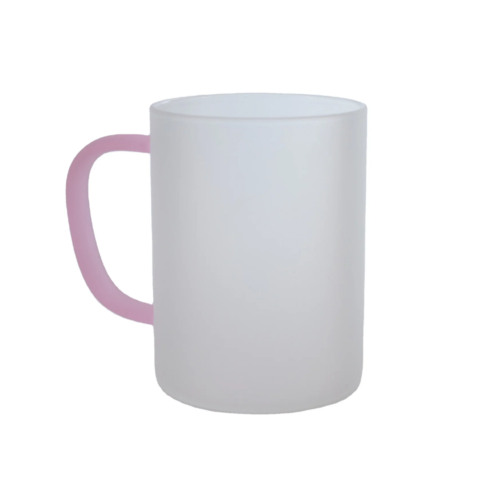 New Arrival 2021 15oz Glass Mug for Sublimation Blank Colorful Handle Frost Surface Cup with Large Capacity
New Arrival 2021 15oz Glass Mug for Sublimation Blank Colorful Handle Frost Surface Cup with Large Capacity