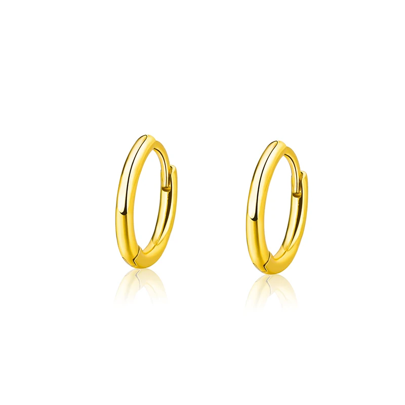Wholesale Fashion Copper Earrings, High Quality Perforated Jewelry, 18K Gold Plated Small Hoop Earrings
Wholesale Fashion Copper Earrings, High Quality Perforated Jewelry, 18K Gold Plated Small Hoop Earrings