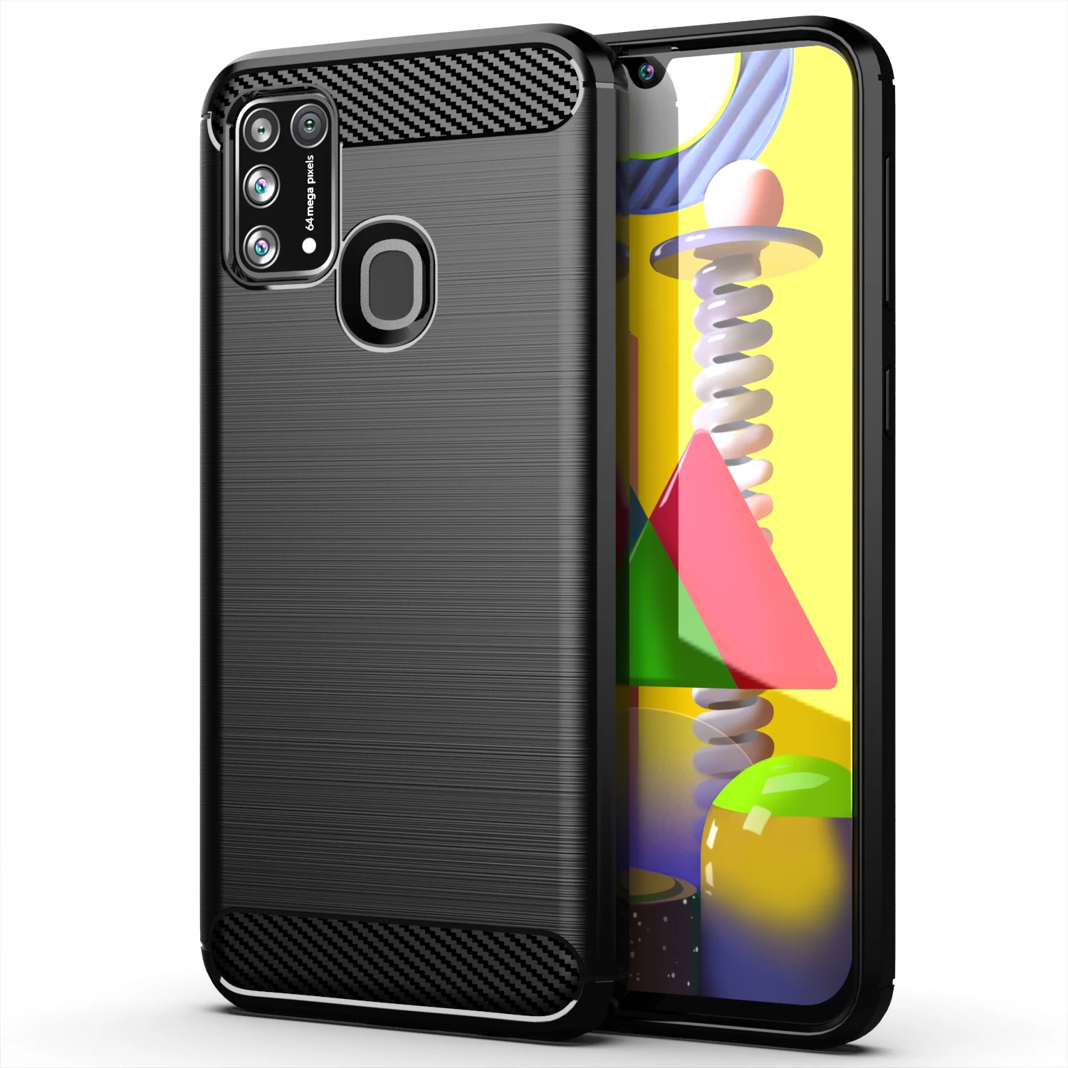 Carbon Fiber Shockproof Soft TPU Back Cover mobile Phone Case For Samsung Galaxy m31
Carbon Fiber Shockproof Soft TPU Back Cover mobile Phone Case For Samsung Galaxy m31