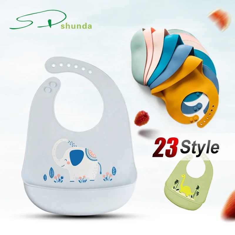 New product Adjustable Elephant Animal Pattern Easily Clean Soft Food Feeding Silicone Baby Bib, Pantone color
New product Adjustable Elephant Animal Pattern Easily Clean Soft Food Feeding Silicone Baby Bib, Pantone color