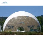 Various Event 20m Diameter Exhibition Large Trade Show Tents / Outdoor Luxury Large Tent Geodesic Dome