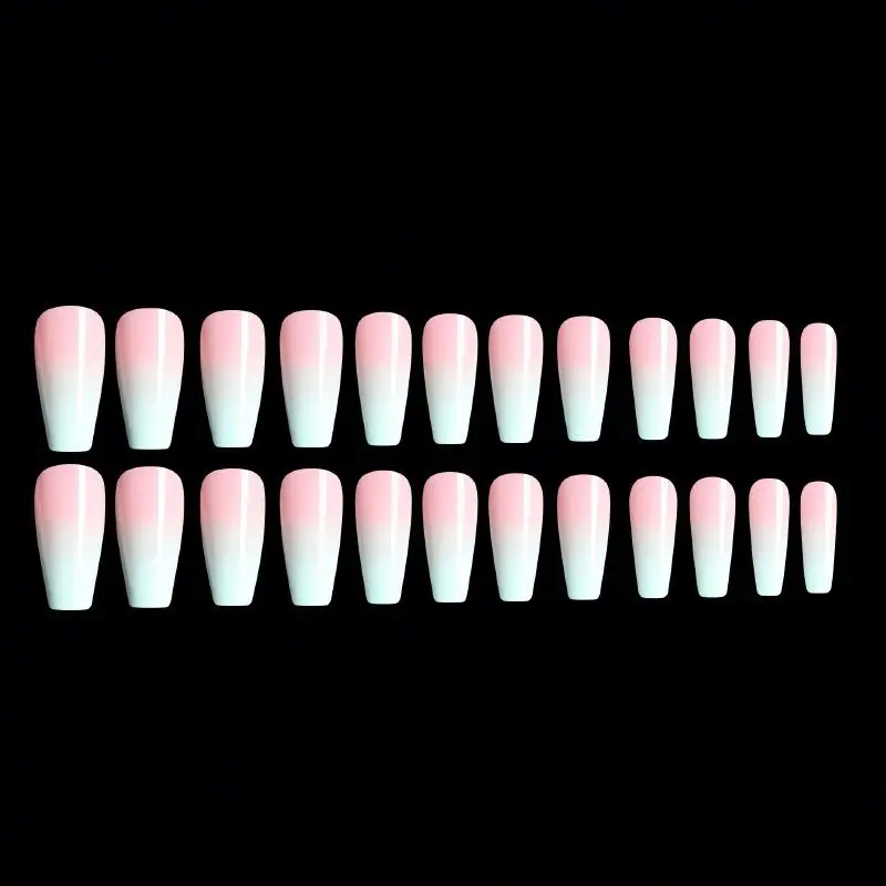 24Pcs No Glue Women Ladies Full Cover Press On Finger Fingernails Kit Natural Fake Artificial False Hand Fashion Nails French, 5 color
24Pcs No Glue Women Ladies Full Cover Press On Finger Fingernails Kit Natural Fake Artificial False Hand Fashion Nails French, 5 color