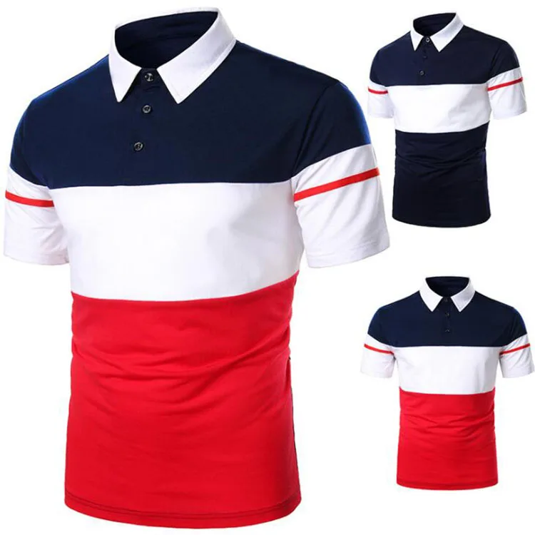 Wholesale Men Polo Shirt New Short Sleeve Polo Shirt Clothing Summer Contrast Color Streetwear Casual Fashion Men Polo Tops
Wholesale Men Polo Shirt New Short Sleeve Polo Shirt Clothing Summer Contrast Color Streetwear Casual Fashion Men Polo Tops