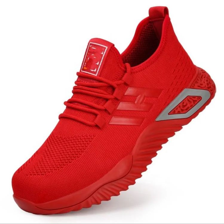 Hot-selling red work shoes anti-smashing and anti-stab steel toe lightweight and comfortable protective work shoes, Black
Hot-selling red work shoes anti-smashing and anti-stab steel toe lightweight and comfortable protective work shoes, Black