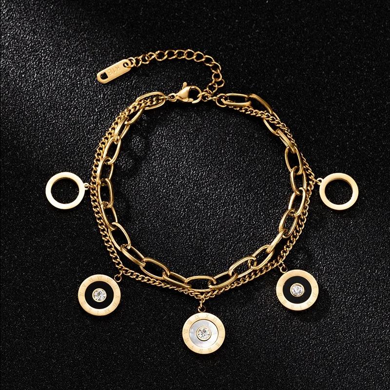 2020 Hot Sale Roman Numeral Pendant Bracelet Women's 18K Gold Personality Hand Jewelry Pendant Wholesale, Gold color
2020 Hot Sale Roman Numeral Pendant Bracelet Women's 18K Gold Personality Hand Jewelry Pendant Wholesale, Gold color