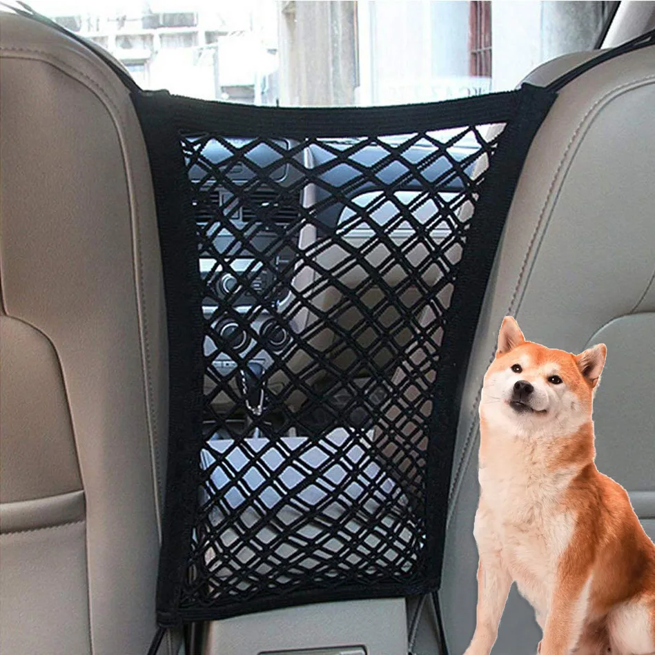 Auto Safety Mesh Organizer Stretchable Storage Bag Universal Pets Dog Cars Easy Install Car Divider for Driving Safely Barrier, Black
Auto Safety Mesh Organizer Stretchable Storage Bag Universal Pets Dog Cars Easy Install Car Divider for Driving Safely Barrier, Black