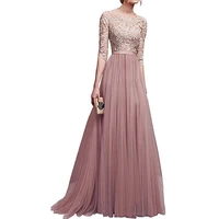 Hot Sale New Fashion Girl European Style Quality Slim Waist Half Sleeves Woman Chiffon Elegant Evening Dress Long Party Dress
Hot Sale New Fashion Girl European Style Quality Slim Waist Half Sleeves Woman Chiffon Elegant Evening Dress Long Party Dress