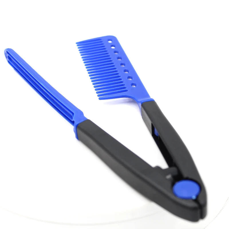 Blue Salon Hair Comb razor Double-side Plastic Fashion Hair Cutting DIY Thinting Comb
Blue Salon Hair Comb razor Double-side Plastic Fashion Hair Cutting DIY Thinting Comb