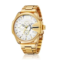 

Mens Watches Top Brand Luxury Gold Steel Quartz Watch Men Cagarny Casual Male Wrist Watch Waterproof Military RelogioMasculino 6